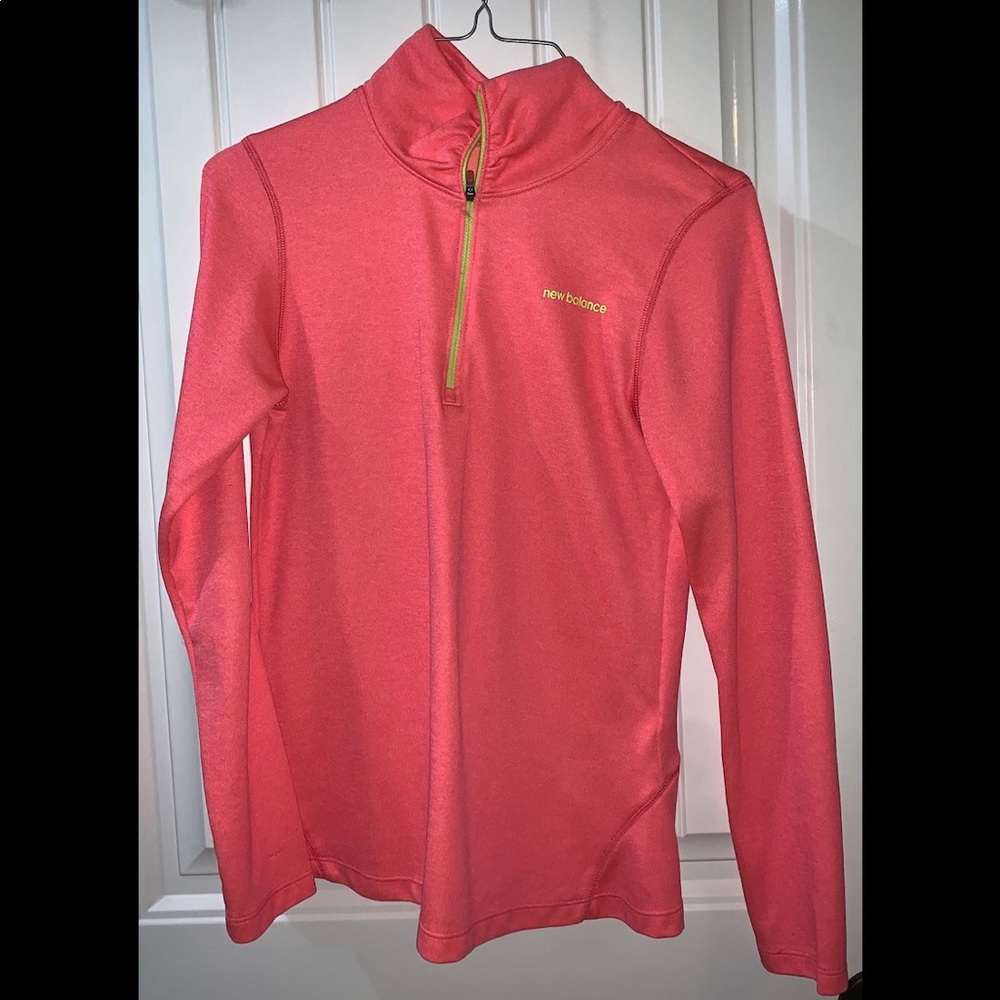 new balance athletic half zip jacket